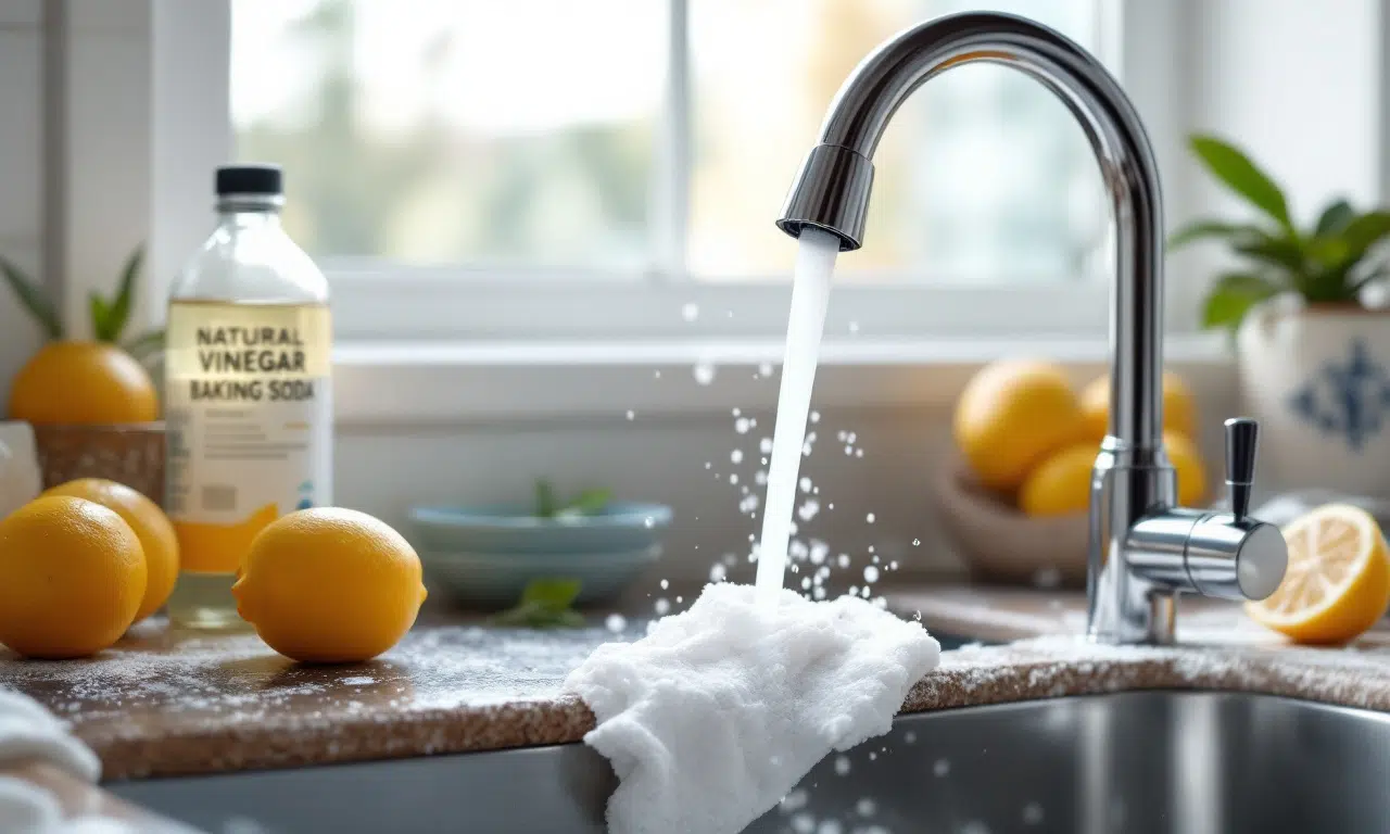 Niemand doet dit, maar je kraan wordt glanzend schoon in seconden
