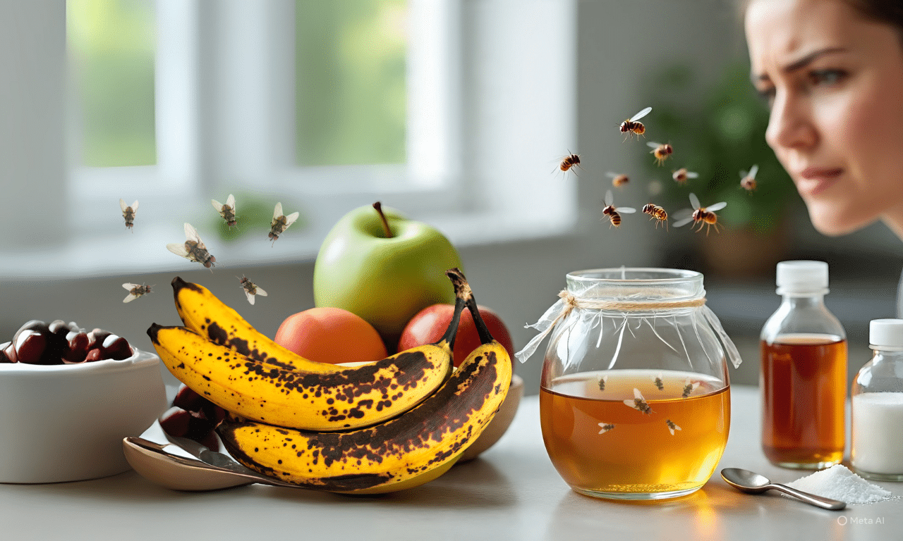 Dit natuurlijke keukengeheim verjaagt fruitvliegjes — veilig voor kinderen en huisdieren!