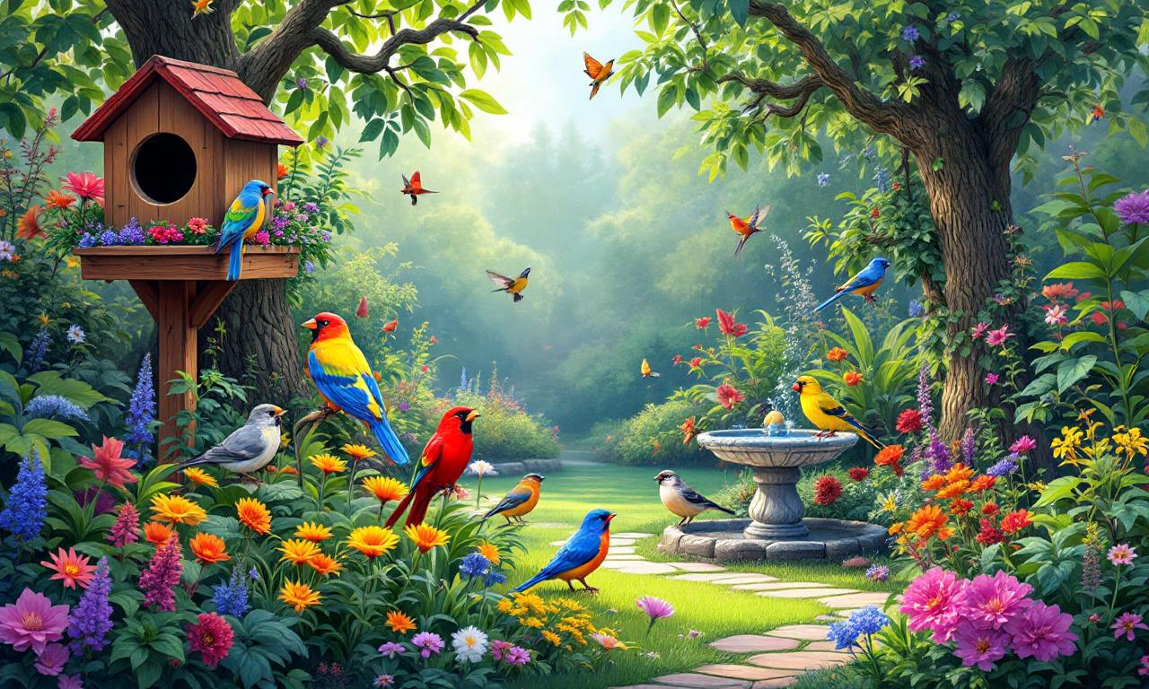 Deze simpele tips maken van jouw tuin een veilig toevluchtsoord voor vogels (en ze komen terug!)
