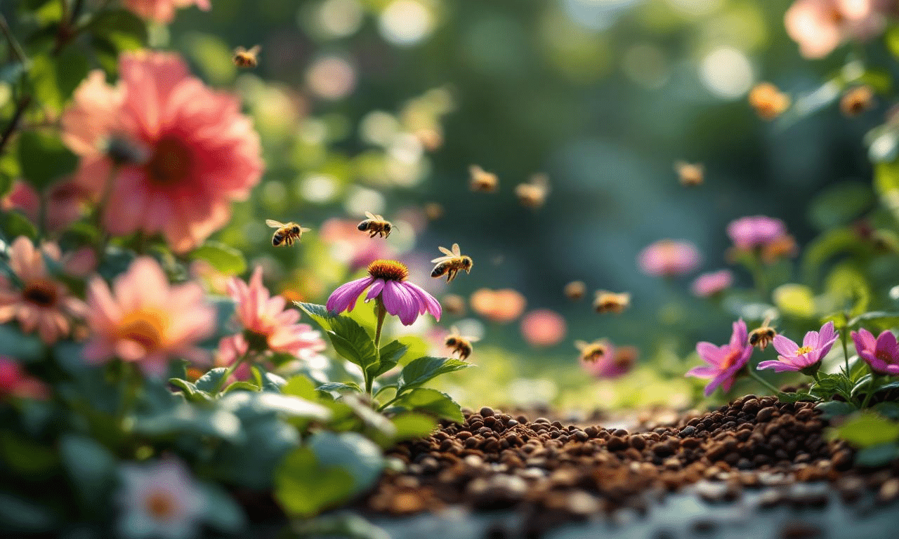 Hoe koffiedik onkruid weert en bloemen laat bloeien