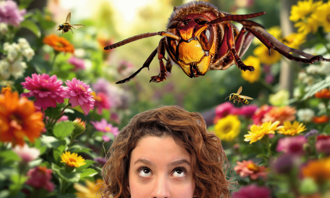 Wat je moet weten als je een Aziatische hoornaar in je tuin ziet